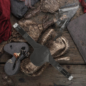 Sangle de cheval réglable en cuir avec étrier d'équitation et quincaillerie en acier inoxydable - Product Image 3