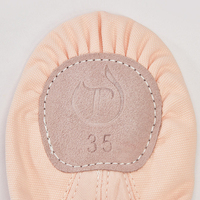 Chaussons de danse en toile BX98 en gros, élastiques, souples, à semelle fendue, type patte de chat, avec logo personnalisé pour la danse classique des enfants
