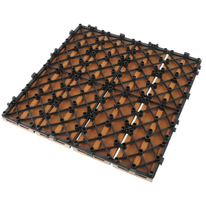 Piastrelle in composito di plastica di <span class=keywords><strong>legno</strong></span> fai-da-te da 300*300mm piastrelle <span class=keywords><strong>per</strong></span> decking in wpc ad incastro <span class=keywords><strong>per</strong></span> <span class=keywords><strong>giardino</strong></span> <span class=keywords><strong>patio</strong></span> esterno - Product Image 6