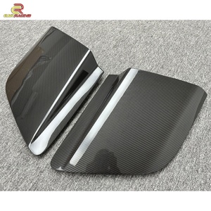 Aérations latérales en fibre de carbone sèche de style performance pour Audi R8 2016-2018, aérations de porte arrière en carbone, pièces de kit carrosserie - Product Image 2