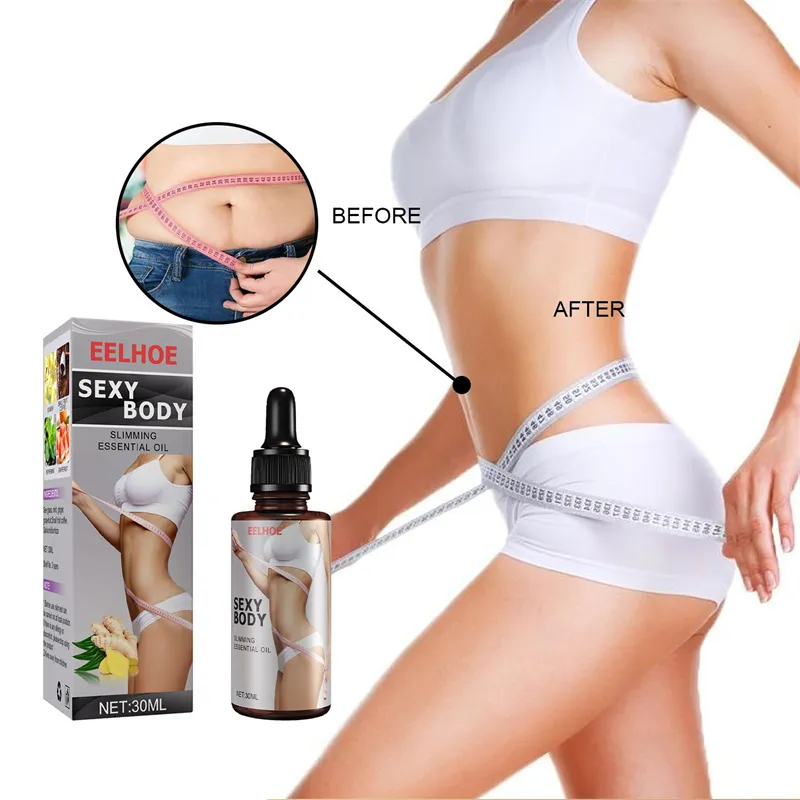 EELHOE sexy body slimming essential oil metabolism accelerating cells activating body fat burning slim oil slimming massage oil
