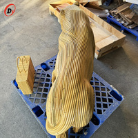 Barang Dekoratif Bertema Harimau dari Rotan Buatan Tangan dengan Laminasi Mengkilap dan Logo Kustom untuk Pajangan Jendela