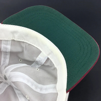 Gorra de béisbol de algodón sin Estructura suave unisex de dos tonos de 5 paneles con logotipo personalizado nuevo