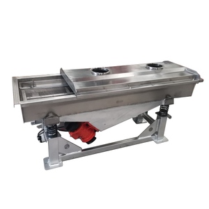 Crible vibrant linéaire multi-plateaux fiable et stable avec ressort amortisseur pour le tamisage du sable et le tri des granulés alimentaires - Product Image 1