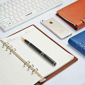 6 lỗ Tùy chỉnh màu xám trong suốt PVC Refill giấy cá nhân Organiser kế hoạch đôi Vòng chất kết dính A5 lá lỏng lẻo máy tính xách tay - Product Image 3