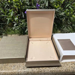 Caja de Joyería Grande de Terciopelo para Collar, Pendientes, Anillo, Pulsera, Caja de Almacenamiento de Joyería para Boda - Product Image 3