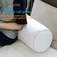 Housse 100% coton Coussin de canapé Oreiller de lit long Oreiller de traversin à tube rond