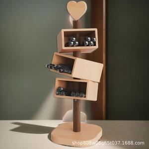 Wooden Multi Tier <b>Pen</b> <b>Holder</b> 3 Layer Desktop Organizer For Study Office Student Art Supplies Storage Rack Retro Color - Product Image 5