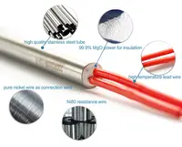 कस्टम 12v 24v 48v 120v 220v 230v 35w 60w 300w 6mm औद्योगिक हीटर बिजली 3D प्रिंटर के लिए कारतूस हीटर तत्व