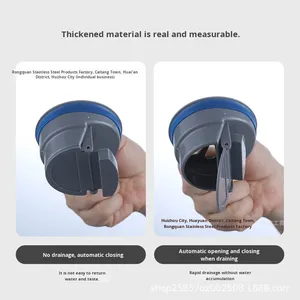 OEM Bathroom Stainless Steel Modern Simple Anti-Odor Deodorizing Filter Square Floor Drain - Product Image 4