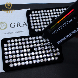 Prix de gros Diamant Moissanite GRA rond taillé <span class=keywords><strong>bleu</strong></span> <span class=keywords><strong>saphir</strong></span>, rose, jaune, <span class=keywords><strong>vert</strong></span> pour la fabrication de bijoux - Product Image 6