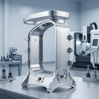 Couverture en aluminium usinée CNC 5 axes, anodisée noire, fabrication DongGuan, services d'usinage CNC