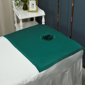 80x60cm demi-<span class=keywords><strong>table</strong></span> <span class=keywords><strong>de</strong></span> <span class=keywords><strong>massage</strong></span> visage <span class=keywords><strong>trou</strong></span> serviette feuille beauté pur Polly coton SPA salon linge <span class=keywords><strong>de</strong></span> lit - Product Image 6