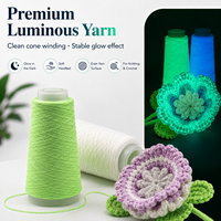 Fil à broder phosphorescent pour vêtements de rave et soirées Blacklight – Polyester recyclé écologique, couleurs personnalisables, lumineux