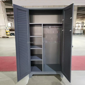 Armario Metálico de Dos Puertas con Cerradura Electrónica para Almacenamiento en Gimnasios, Oficinas y Escuelas Americanas - Product Image 2