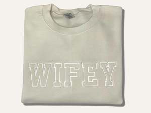 J'aime <span class=keywords><strong>ma</strong></span> femme sweat à capuche brodé motif 3D tissu tricoté paillettes cadeau d'hiver parfait pour votre mari avant - Product Image 4