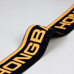 Strong Colorful Jacquard <b>Elastic</b> With Customized Logo for Garment Accessories Underwear Waist Band - Product Image 6