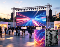 Pantalla LED de Alquiler para Exteriores TOPvision P2.976 P3.91 P4.81, 500x500x500 1000mm, IP65 Impermeable, Alta Definición, para Escenarios y Exhibiciones