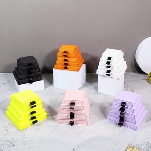 Vente en gros Boîte à tiroirs Boîtes à bijoux en papier colorées pour l'emballage de bijoux Boucles d'oreilles Bague Bracelet - Product Image 3