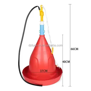 Tuoyun Chất Lượng Tốt Gà Thịt Ăn Và Chuông Trang Trại Gia Cầm Nước Uống Người Uống Cho Tự Động Chim