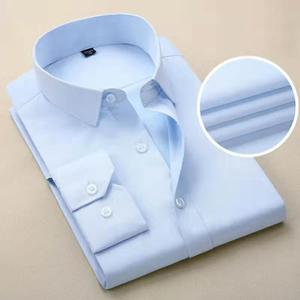 Chemises Habillées d'Affaires 8XL en Twill Uni/Solide à Manches Longues pour Hommes, avec Poche, Grande <span class=keywords><strong>Taille</strong></span>, Qualité Supérieure, Coupe Parfaite, Recommandées - Product Image 4