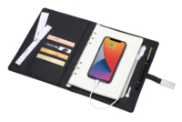 Coffrets Cadeaux 2026 : Carnet Journal Client Innovant et Unique avec Port de Recharge Sans Fil et Batterie Externe 8000mAh