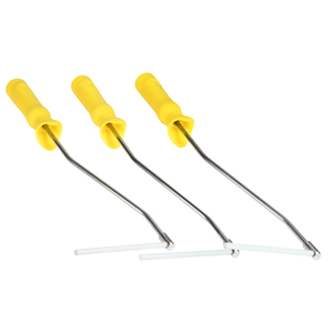 Cadre <span class=keywords><strong>de</strong></span> <span class=keywords><strong>rouleau</strong></span> à peinture en <span class=keywords><strong>fibre</strong></span> <span class=keywords><strong>de</strong></span> <span class=keywords><strong>verre</strong></span> et acier inoxydable <span class=keywords><strong>de</strong></span> qualité professionnelle <span class=keywords><strong>de</strong></span> 4 à 10 pouces avec poignée en plastique - Product Image 3