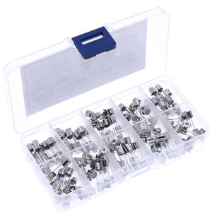 100 miếng cầu chì thủy tinh 5x20mm liên kết 10 loại hỗn hợp 0,2a ~ 15A kết hợp 100% cầu chì & cầu chì trong 1 hộp - Product Image 5