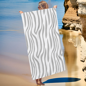 Telo da mare personalizzato Hawaii bãi biển Khăn Tây Ban Nha toallas infantiles de playa turca Bianco,E Blu một stesce telo mare/ - Product Image 3