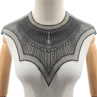 Corset en dentelle de Polyester pour femmes, broderie, accessoires de mode, patch de poitrine coloré, dentelle