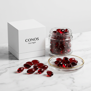 Capsules de simulation de nuit de noces - Capsules d'essence rouge réaliste - Soin quotidien - Se dissolvant en 15-20 minutes - 100 % discrètes - Product Image 1