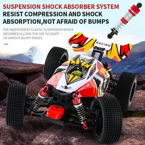 Voiture RC haute vitesse pour enfants 35 km/h 1/16 entièrement proportionnelle, jouet télécommandé longue portée 80 mètres, voiture tout-terrain rapide 4x4 - Product Image 6