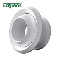 Diffuseur de ventilation circulaire moderne en plastique ABS, grille de sortie d'air 75mm-630mm pour système CVC et entrepôt