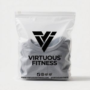 Bolsa de Plástico Esmerilada con Cierre Deslizante de EVA Mate Personalizada con Logotipo de Marca, para Empacar Ropa Infantil, Autosellable, MOQ Bajo, 1 Pieza - Product Image 2