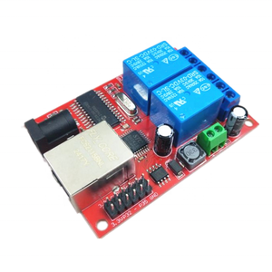 Yoinnovati Lan Ethernet 2 Kanaals Relay Board Delay Switch Tcp/Udp Controller Module Webserver - Product Image 1