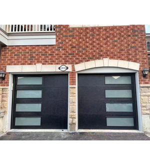 Puerta de seguridad de garaje automática, puerta seccional de acero doble para coche, 16x8 - Product Image 2