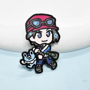 Trung Quốc Nhà máy trực tiếp phim hoạt hình thiết kế kim loại pins tùy chỉnh Đen Nickel mạ men cứng Pin - Product Image 5