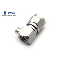 Suministro de fábrica Precio atractivo Conector coaxial tipo N 50ohm N macho R/A soldadura para 250. Cable