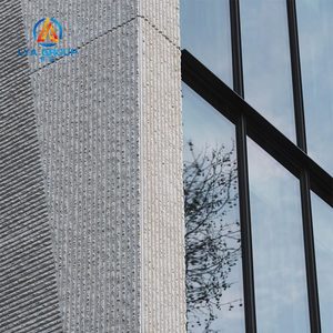 Panneau ondulé en pierre flexible de forme ronde, léger, blanc, de qualité OEM, à bas prix, pour l'extérieur des bâtiments - Product Image 5