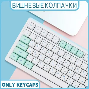 Teclas en español, ruso, japonés, coreano, francés, teclas PBT, perfil XDA, diseño ISO para teclado mecánico Cherry MX - Product Image 3