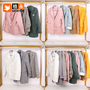 Geryon Vintage Ukay Manteau <span class=keywords><strong>de</strong></span> costume long <span class=keywords><strong>d</strong></span>'affaires pour femme, vêtements <span class=keywords><strong>d</strong></span>'occasion en gros, lots propres pour l'hiver - Product Image 5