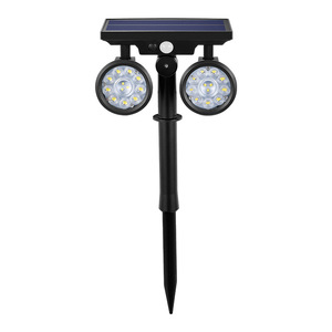 Luz solar para césped, foco ajustable de doble cabezal, iluminación exterior de alto lumen para jardín, patio - Product Image 5