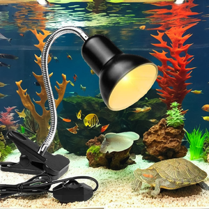 Lampada Riscaldante <span class=keywords><strong>per</strong></span> Rettili con Grande Cupola, Lampada UVB con Timer, Lampada Solare al Calcio <span class=keywords><strong>per</strong></span> <span class=keywords><strong>Tartarughe</strong></span>, Lucertole e Anfibi - Product Image 3