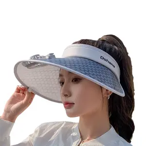 Fan Cap Sun Hat with Fan Wide Birm Fishing Hat with Cooling Personal Fan Fishing Hat for Outdoor Sport Travel Camping gov