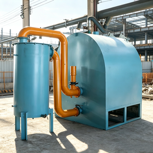Machine de carbonisation économique pour la production de charbon de bois à partir de bagasse et de coques de palmiste en Afrique du Sud, pour la production de biocarbone - Product Image 1