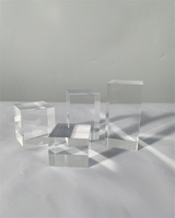 Blocs acryliques modernes en gros, blocs acryliques moulés, cube transparent, décoration d'intérieur luxueuse et écologique