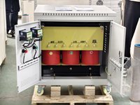 Transformateur d'isolement triphasé haute capacité 220V 380V 400V 415V 440V 600V 200kVA 300kVA Type sec Cuivre/Aluminium 50/60Hz