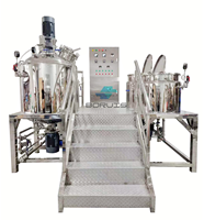 Nouvelle Arrivée 2026 – Machine d'émulsification sous vide en acier inoxydable pour crèmes cosmétiques, onguents, mayonnaise et ketchup (type fixe)