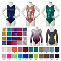 Justaucorps de gymnastique et de danse personnalisé en spandex pour filles, avec design par sublimation, pour la performance, vente en gros