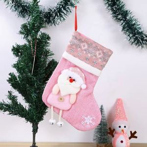 Christmas Gift Bags <b>Xmas</b> <b>Tree</b> Hanging Candy Pouches Holiday Party Decorations Kids Family Stocking Stuffers Made - Product Image 3